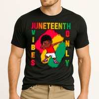Juneteenth Vibes Only Dabbing African American Boys Performance Shirt
