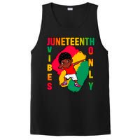 Juneteenth Vibes Only Dabbing African American Boys PosiCharge Competitor Tank