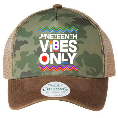 Juneteenth Vibes Only June 19 1865 Legacy Tie Dye Trucker Hat