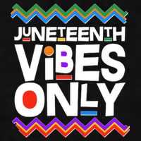 Juneteenth Vibes Only June 19 1865 Ladies PosiCharge Tri-Blend Wicking Tank