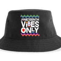 Juneteenth Vibes Only June 19 1865 Sustainable Bucket Hat