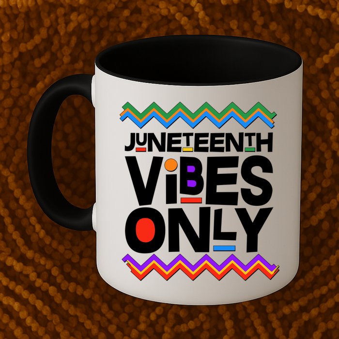 Juneteenth Vibes Only June 19 1865 Mug