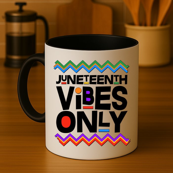 Juneteenth Vibes Only June 19 1865 Mug