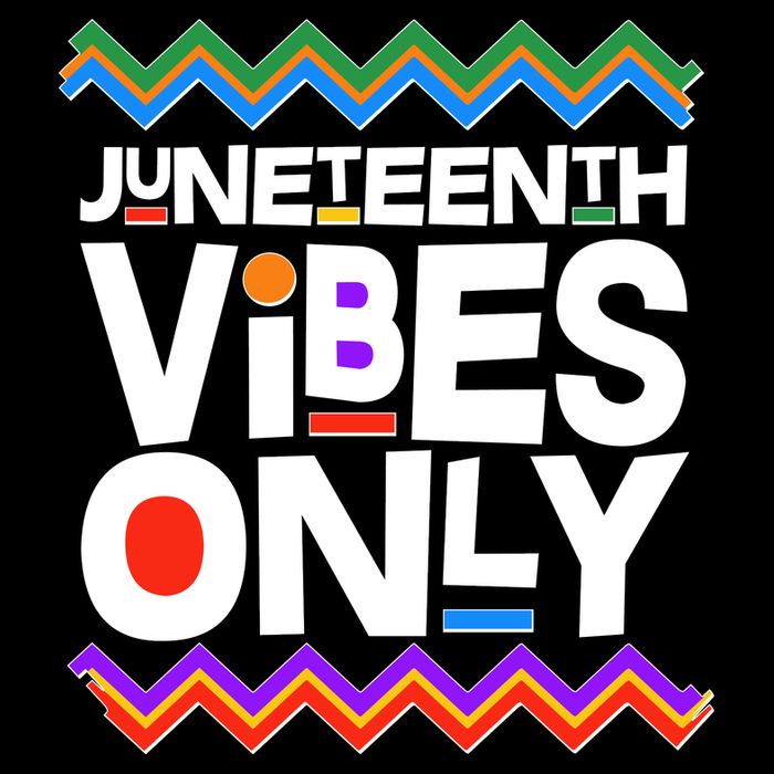 Juneteenth Vibes Only June 19 1865 Drawstring Bag