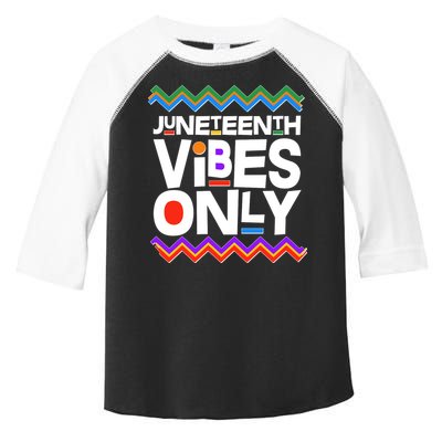 Juneteenth Vibes Only June 19 1865 Toddler Fine Jersey T-Shirt