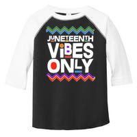 Juneteenth Vibes Only June 19 1865 Toddler Fine Jersey T-Shirt