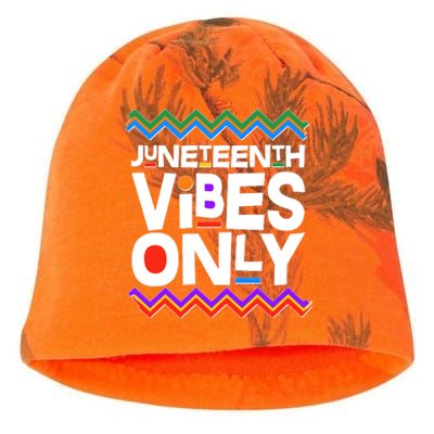 Juneteenth Vibes Only June 19 1865 Kati - Camo Knit Beanie