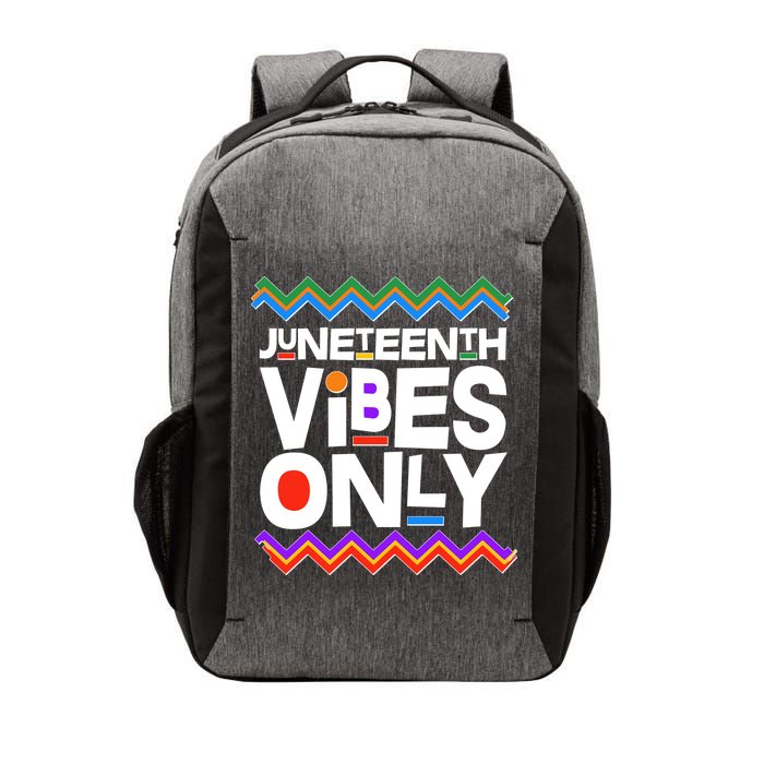 Juneteenth Vibes Only June 19 1865 Vector Backpack