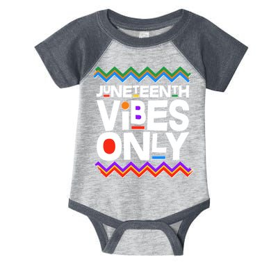 Juneteenth Vibes Only June 19 1865 Infant Baby Jersey Bodysuit