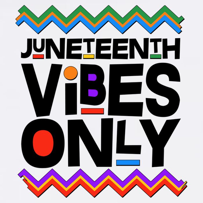 Juneteenth Vibes Only June 19 1865 Garment-Dyed Sweatshirt