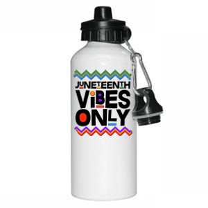 Juneteenth Vibes Only June 19 1865 Aluminum Water Bottle