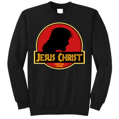 Jurassic Jesus Christ Christian Faith Sweatshirt