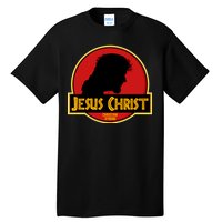 Jurassic Jesus Christ Christian Faith Tall T-Shirt