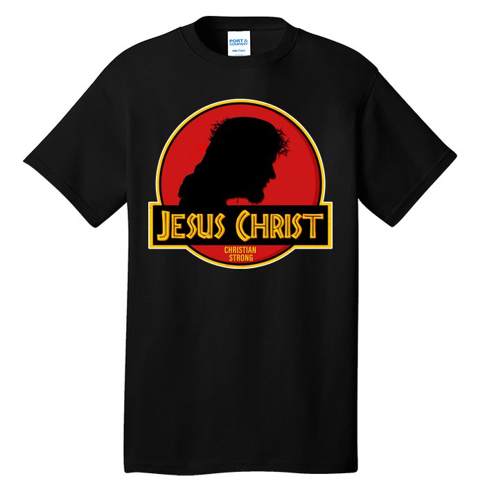 Jurassic Jesus Christ Christian Faith Tall T-Shirt