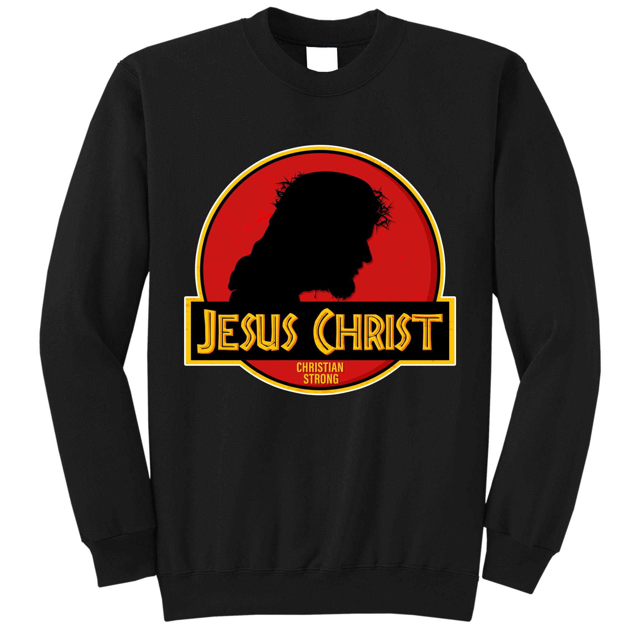 Jurassic Jesus Christ Christian Faith Tall Sweatshirt