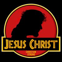 Jurassic Jesus Christ Christian Faith Tank Top