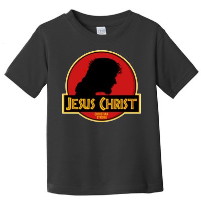 Jurassic Jesus Christ Christian Faith Toddler T-Shirt