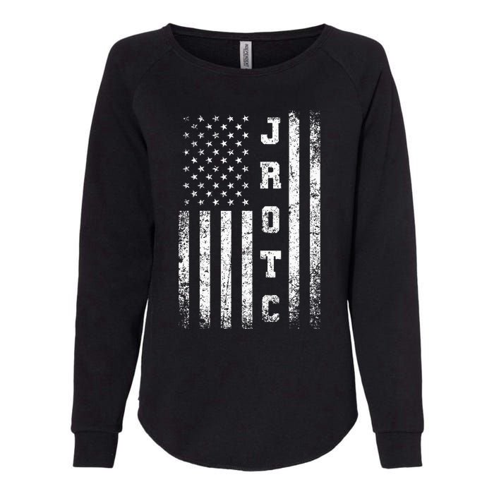 Jrotc United States Junior Rotc American Flag Cool Womens California Wash Sweatshirt