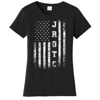 Jrotc United States Junior Rotc American Flag Cool Women's T-Shirt