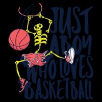 Just A Boy Who Loves Basketball Skeleton Mug