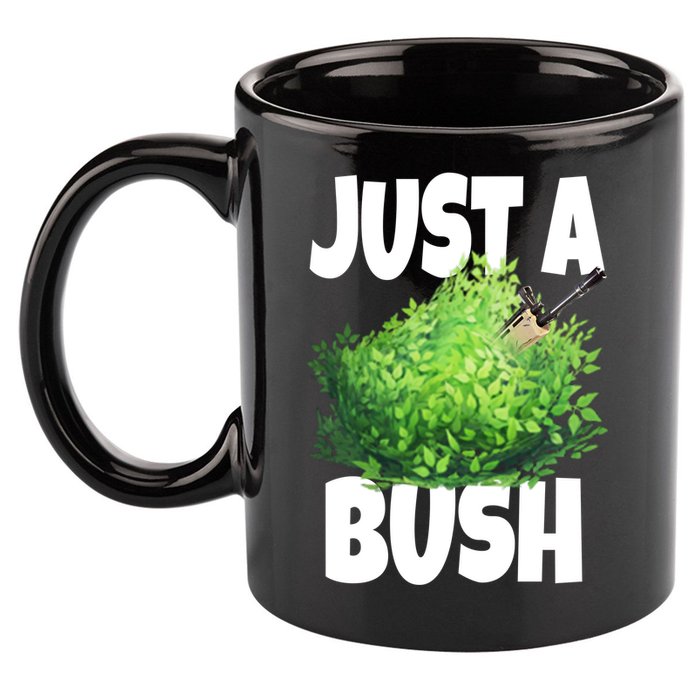 Just A Bush Camper Gamers 11oz C Handle Ceramic Mug