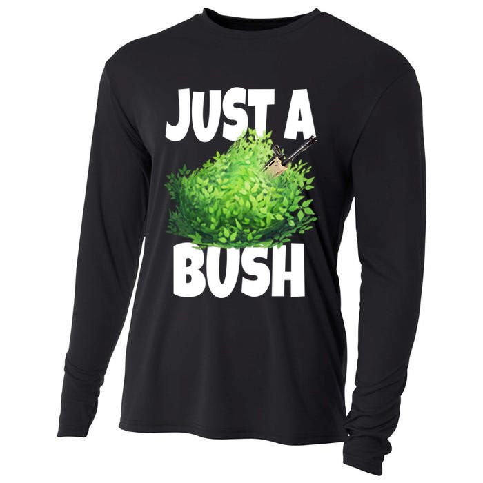 Just A Bush Camper Gamers Cooling Performance Long Sleeve Crew