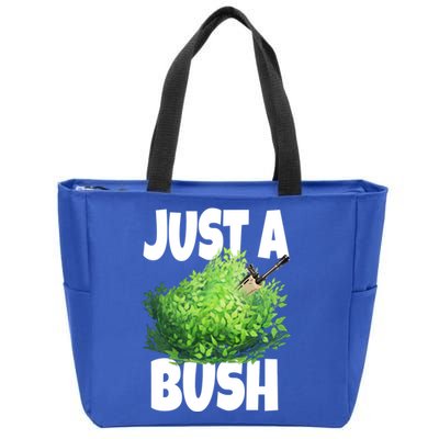 Just A Bush Camper Gamers Zip Tote Bag