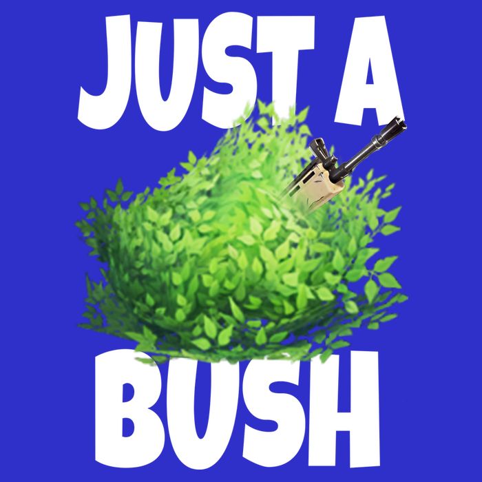 Just A Bush Camper Gamers Zip Tote Bag