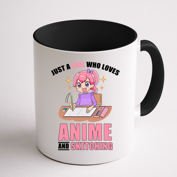 Just A Girl Who Loves Anime And Sketching Mug