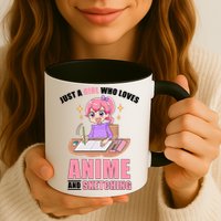 Just A Girl Who Loves Anime And Sketching Mug