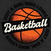 Just A Girl Who Loves Basketball 7 Panel Mesh Trucker Snapback Hat