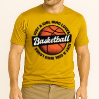 Just A Girl Who Loves Basketball Cooling Performance Crew T-Shirt