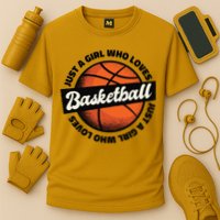 Just A Girl Who Loves Basketball Cooling Performance Crew T-Shirt