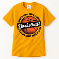 Just A Girl Who Loves Basketball Tall T-Shirt