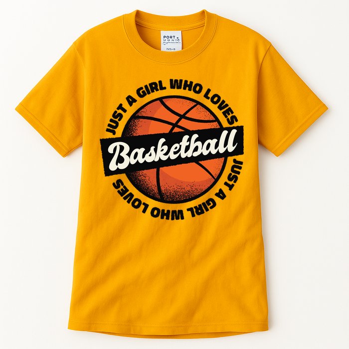 Just A Girl Who Loves Basketball Tall T-Shirt