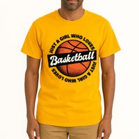 Just A Girl Who Loves Basketball Tall T-Shirt