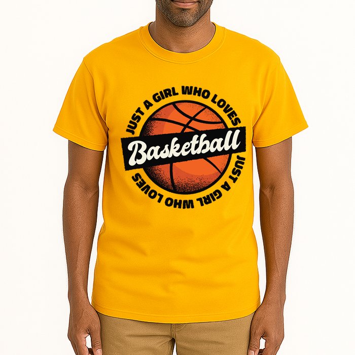 Just A Girl Who Loves Basketball Tall T-Shirt