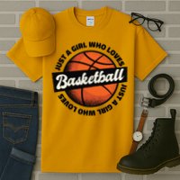 Just A Girl Who Loves Basketball Tall T-Shirt