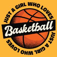 Just A Girl Who Loves Basketball Tall T-Shirt