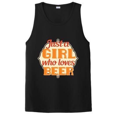Just A Girl Who Loves Beer PosiCharge Competitor Tank
