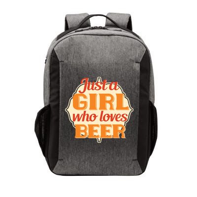 Just A Girl Who Loves Beer Vector Backpack