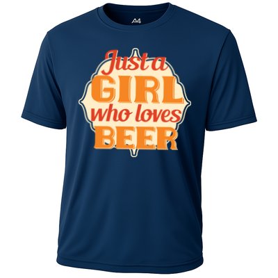 Just A Girl Who Loves Beer Performance Shirt