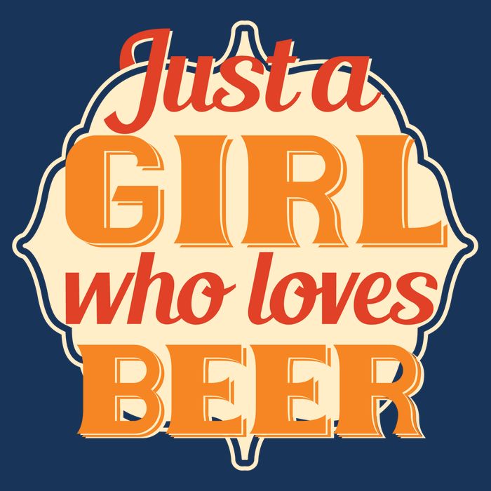 Just A Girl Who Loves Beer Button