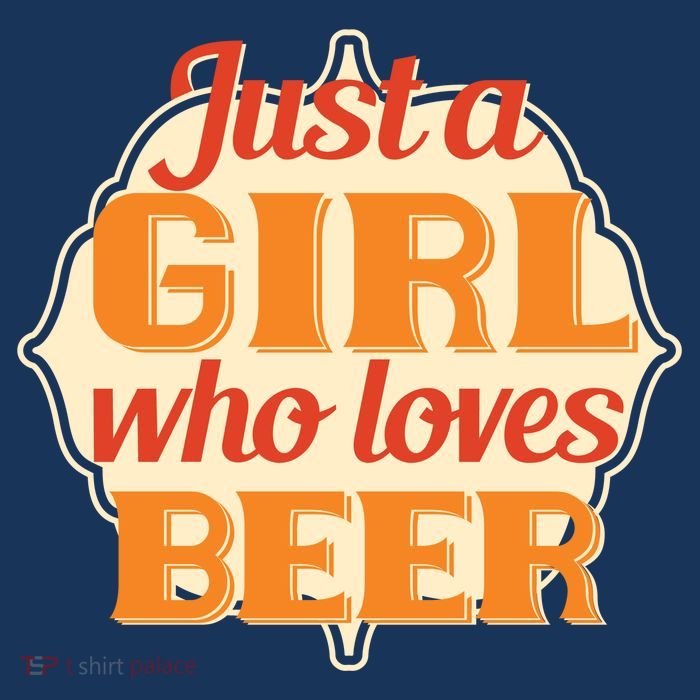 Just A Girl Who Loves Beer Premium T-Shirt