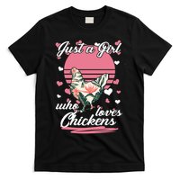 Just A Girl Who Loves Chickens T-Shirt