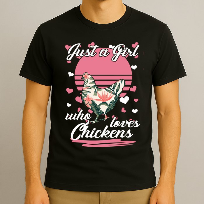 Just A Girl Who Loves Chickens T-Shirt