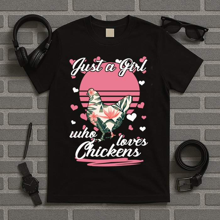Just A Girl Who Loves Chickens T-Shirt