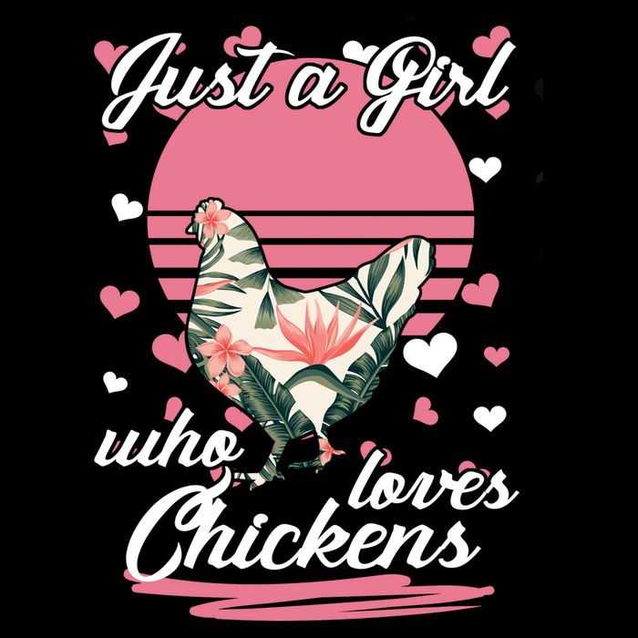 Just A Girl Who Loves Chickens T-Shirt