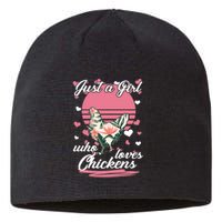 Just A Girl Who Loves Chickens Sustainable Beanie