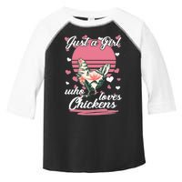 Just A Girl Who Loves Chickens Toddler Fine Jersey T-Shirt